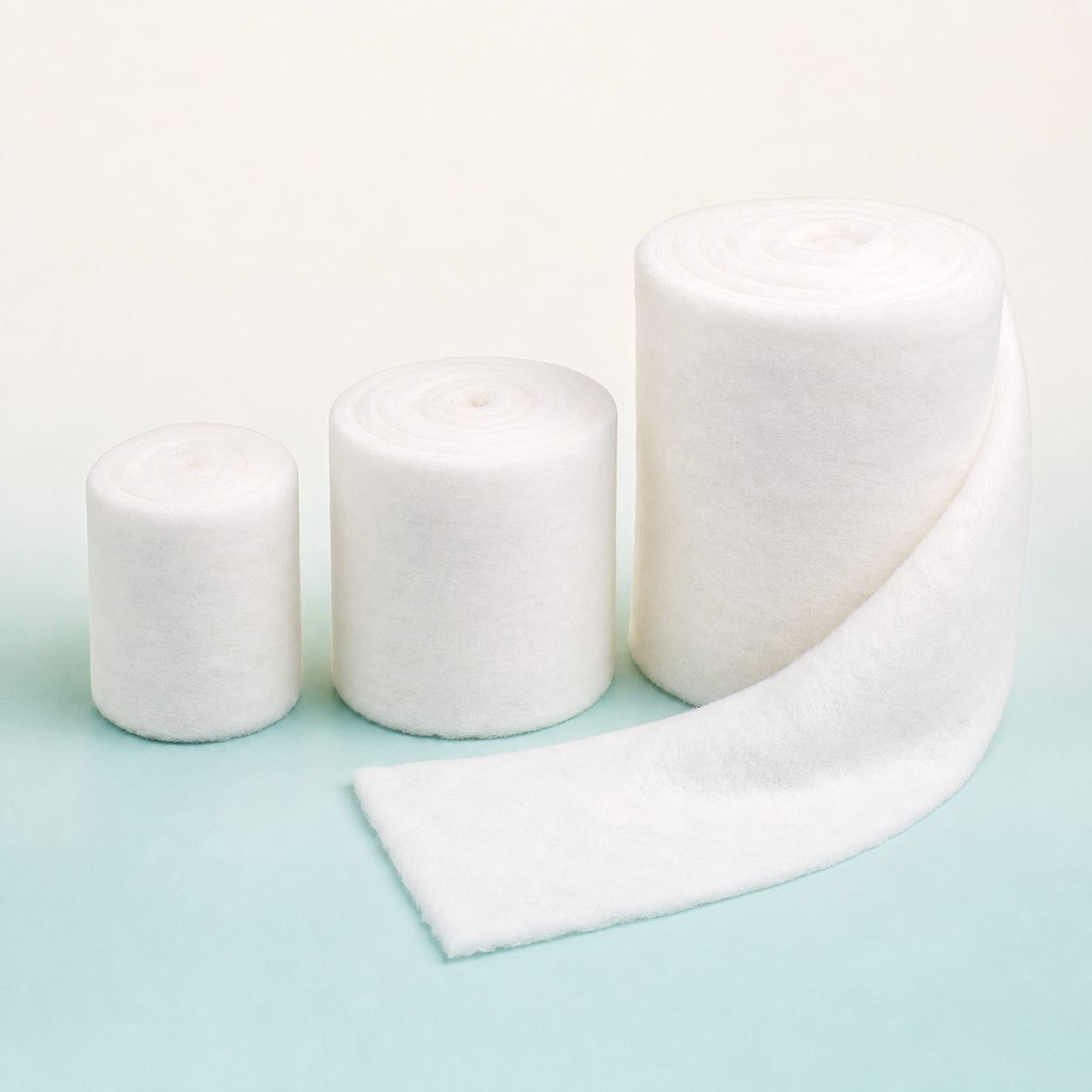 Rouleaux de coton orthopédique